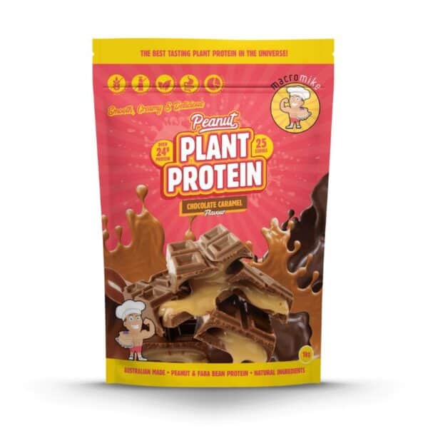 macro mike peanut butter plant based protein powder