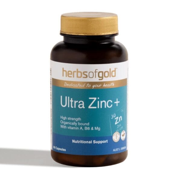 herbs of gold ultra zinc+ 70 capsules